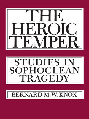 cover image of The Heroic Temper